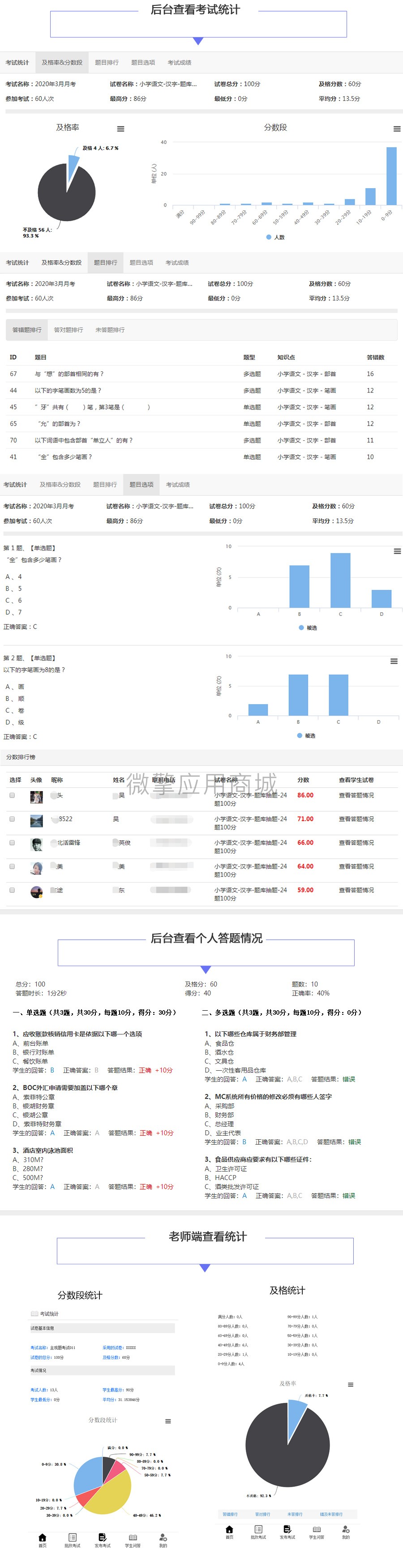 在线考试进阶版小程序制作，在线考试进阶版网站系统开发-第5张图片-小程序制作网