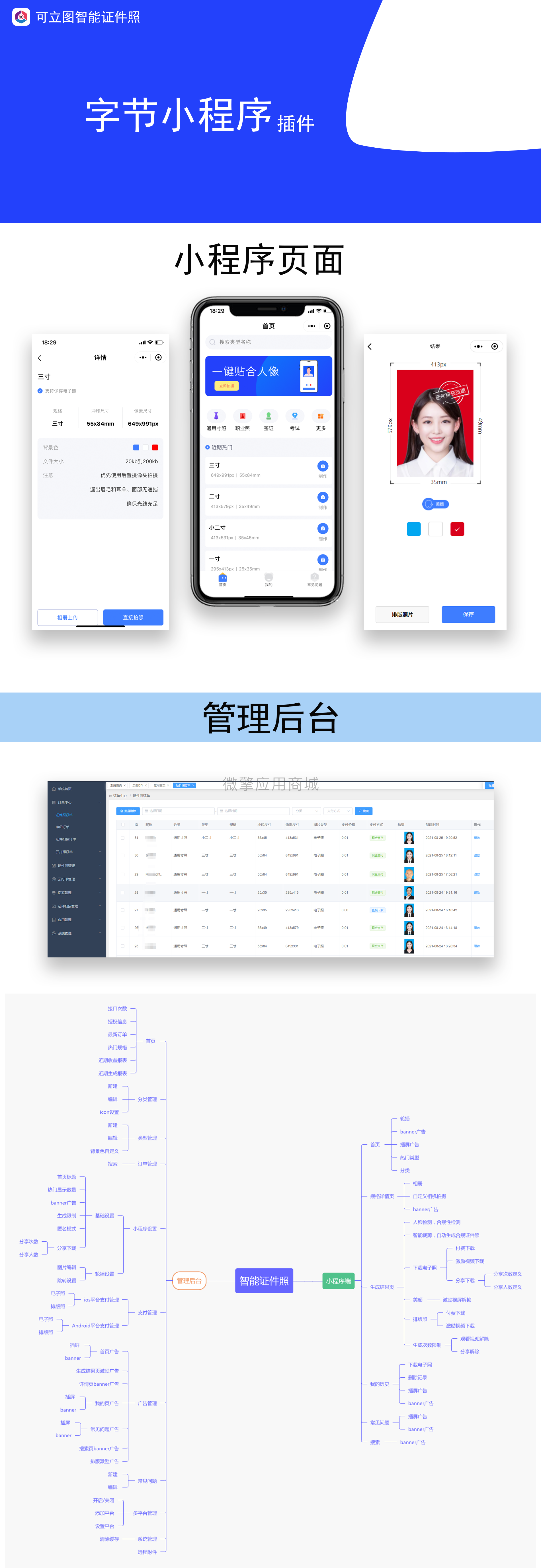 可立图字节跳动证件照小程序制作，可立图字节跳动证件照网站系统开发-第2张图片-小程序制作网