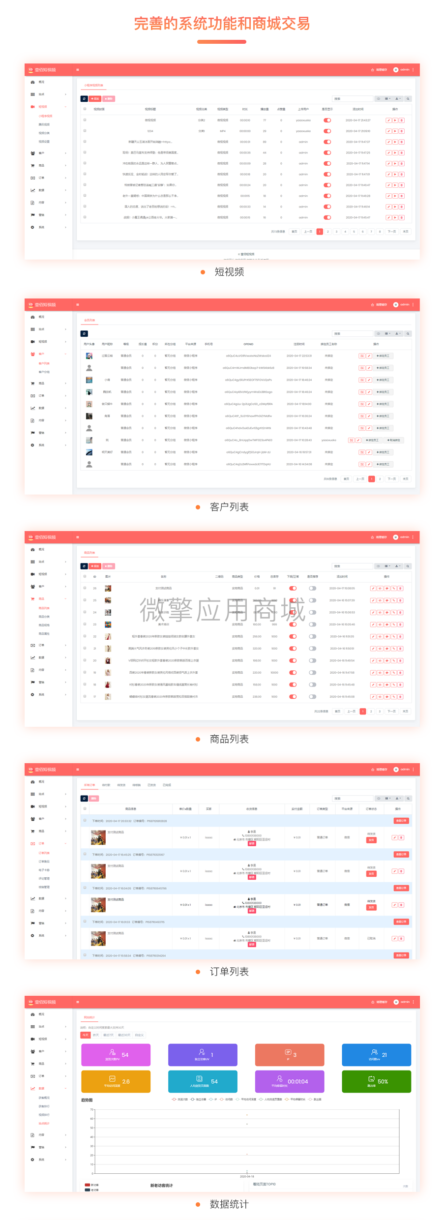 壹佰短视频获客小程序制作，壹佰短视频获客网站系统开发-第13张图片-小程序制作网