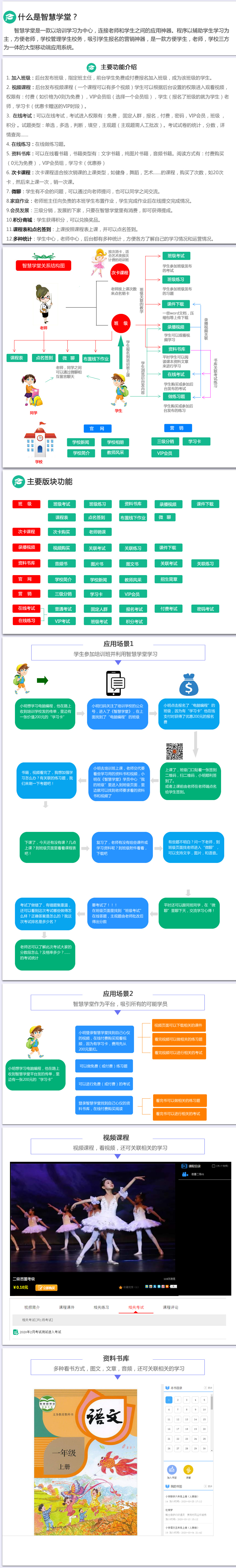 智慧学堂PC版小程序系统开发制作，智慧学堂PC版商城小程序公众号网站APP系统功能制作