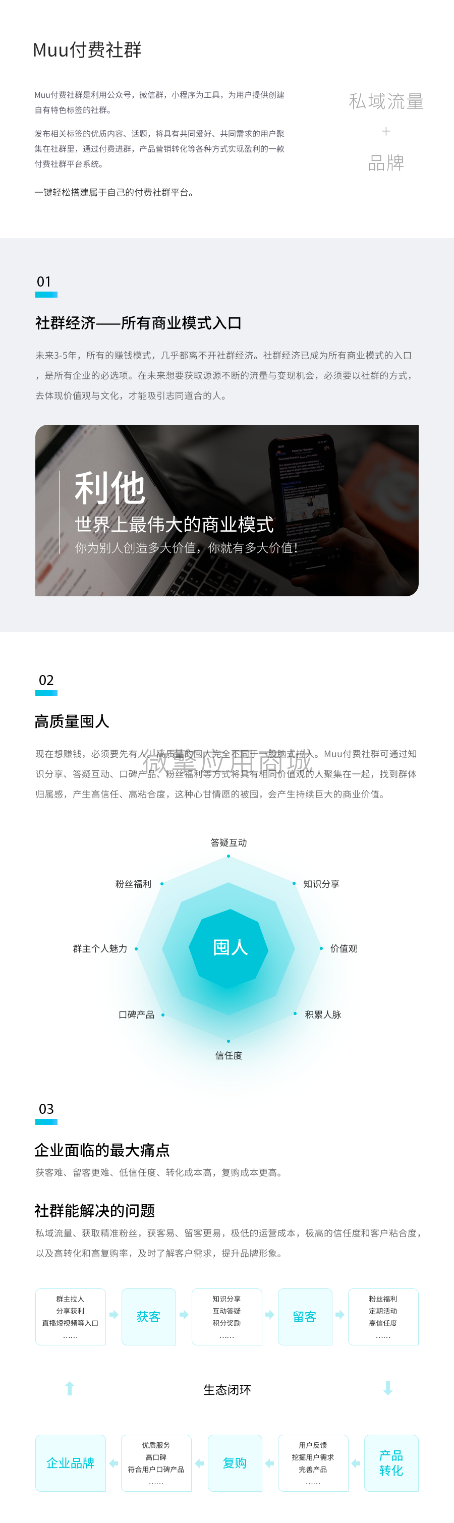 Muu付费社群小程序制作，Muu付费社群网站系统开发-第6张图片-小程序制作网