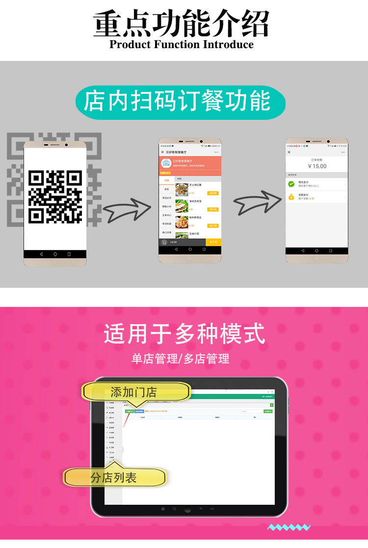 扫码点餐多店版小程序制作，扫码点餐多店版网站系统开发-第7张图片-小程序制作网